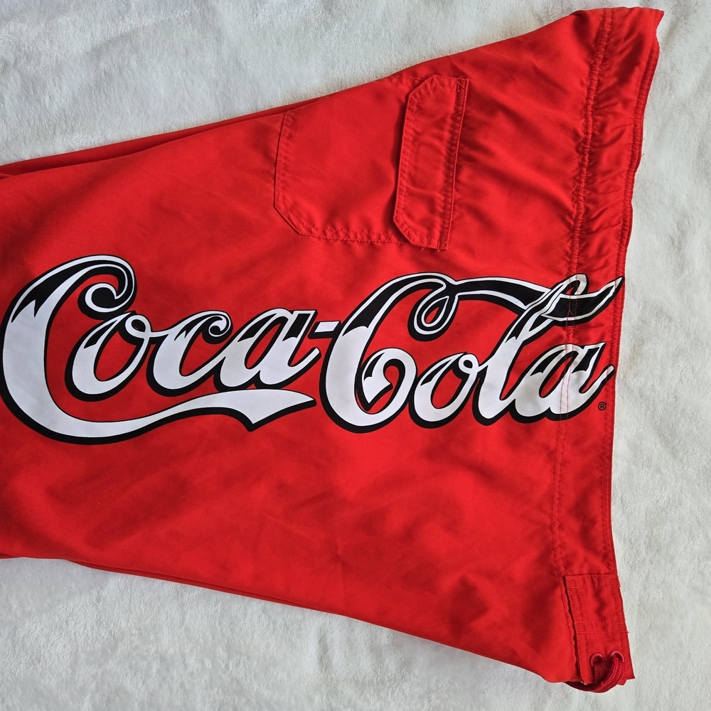 Coca Cola Bold Red Men's Board Shorts,  XXL